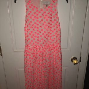 J. CREW pink floral dress